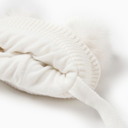 Hat insulated crumb I r.48-50, 1-3 years old, white-1