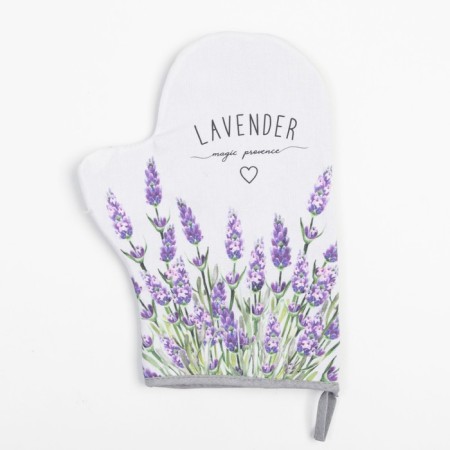 Kitchen "Lavender", mittens-output 20x28cm, 19x19cm tack, 100% cotton-1