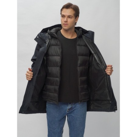 Male jacket-park, size 50, dark blue color-8
