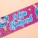 Cardboard bookmark "I believe in unicorns", holography