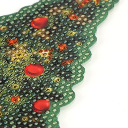 New Year's diamond mosaic with full filling on the figure “New Year. Christmas tree"-4