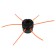 Coil for trimmer tundra, manual, fishing line 1.2 - 3 mm, m10 x 1.25 mm left thread