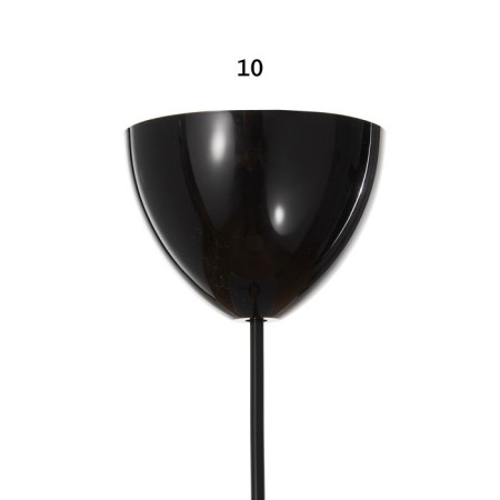 Suspension chandelier "Dardo" 1x40W E27 Black/Brown 38.5x38.5x70cm-6