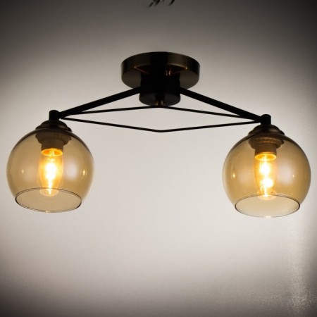 Chandelier 6591206/2 E27 40W Black-Bronza 48x20x23 cm Bayerlux-1