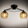 Chandelier 6591206/2 E27 40W Black-Bronza 48x20x23 cm Bayerlux