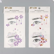 Stick plastic rhinestones 