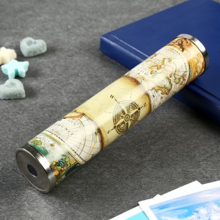 Kaleidoscope souvenir "Map of a sailor" embossing 19x4x4 cm-2