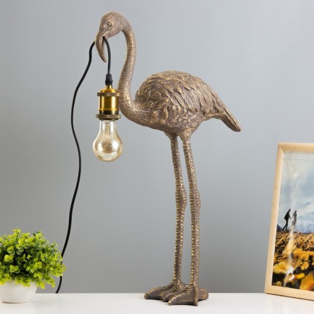 Flamingo table lamp E27 40W gold 41.5x4x4x66.5 cm Risalux