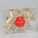 Christmas tree decoration "Grace stars" (set 6 pcs) 7x7 cm, light gold
