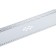 Bar for the cornice "rhombus", height 7 cm, length 25 m, silver color, white