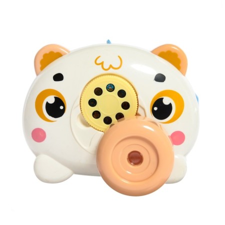 Musical projector "Funny animals", sound, light, white color-2