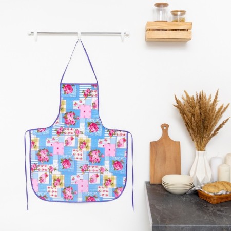 Apron kitchen without a pocket 60x70 cm, mix, cotton 100%-4