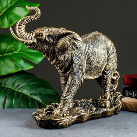 Figure "Elephant" Bronze, 43x18x35cm-3