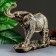Figure "Elephant" Bronze, 43x18x35cm