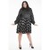 Female dress, size 56, black color