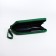 Women's wallet with lightning, green color