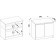 Tumba "TP-11", 600 × 360 × 526 mm, white color