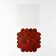 Cookie box, confectionery packaging with PVC lid, "roses", 13 x 13 x 3 cm