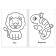 Super painting "Funny Zoo", 68 pp., A4 format