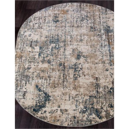 Oval carpet Merinos Serenity, size 200x400 cm, color Dark Beige