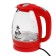 Electric kettle Sakura SA-2715R, glass, 1.7 l, 2200 watts, red