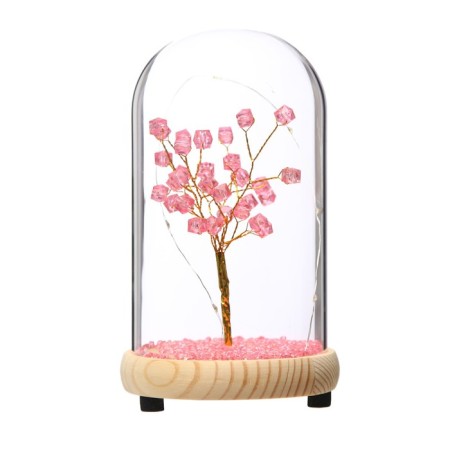 Nightlight "Flowers Pink" LED from batteries 3xlr44 11x11x19 cm Risalux-6