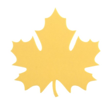 Set of leaves "maple" brilliant large, 5 pcs., Mix color-5