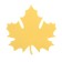 Set of leaves "maple" brilliant large, 5 pcs., Mix color