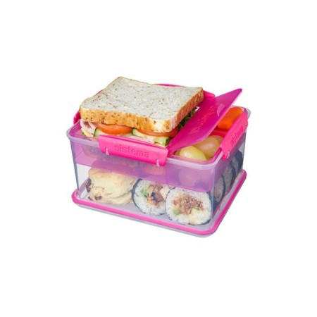 Sistema to-go container, two-level, with separators, 2.3 l, color mix-2