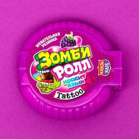 Chewing gum "Zombie Roll" with a tattoo assorted, 12 g-3