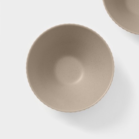 Saladniki Magistro Jarwah Lausanne, 700 ml, 17.5 × 7.3 cm, set 2 pcs, porcelain, beige-3