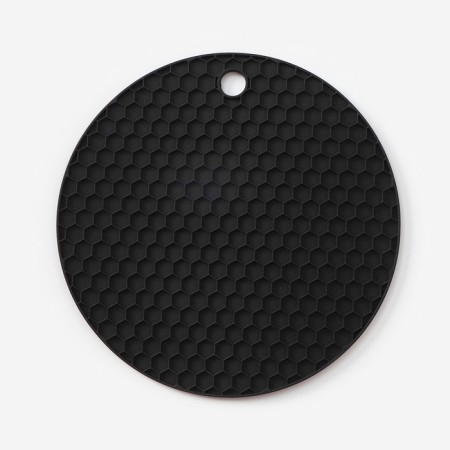 Silicon-based mat for hot, d = 140 mm, thickness = 3.5 mm, gray