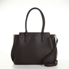 Bag Women's Tout, on lightning, dark brown color