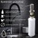 Suncture dispenser for liquid soap or dishwashing meals, 350 ml, chromium color