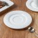 Porcelain saucer Magistro rodos, d = 15.4 cm, white color