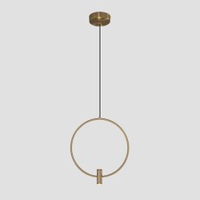 Suspendor of the suspension Eurosvet Layla 50257/1 LED, 6.2 W, 4000K, 300LM, 346.5x346.5 mm, color brass