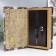Safe-book wood to the leatherette "Slavic Sun" 21x13x5 cm