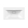 Paola Elegante sink, half -vested, 80 cm, rectangular