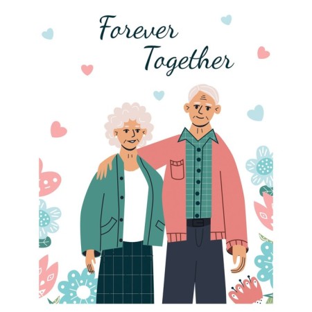 Pillow Golk "Forever together, decorative, size 16x45 cm-1