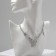 Piece "Butterfly" beads, color silver, 40 cm