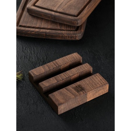 Set of cutting boards on the stand Wild Kitchen, 37.5 × 17.5 × 2 cm and 32 × 15 cm, BUY Dark-6