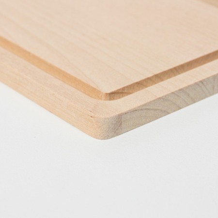 Board wooden "rectangle" with a groove 30x20x0.8 cm birch-2