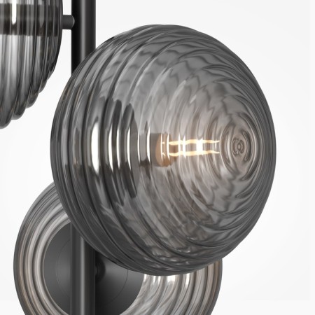 Suspension lamp Maytoni Mod268PL-03B, 3CHE14, 40W, 32.5x32.5x351 cm, Black color black-2