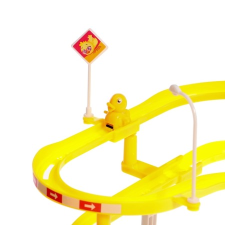 Developing toy "Duck track", light, sound, works from batteries and from the network-8