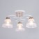 Linda chandelier 3x60W E27 white, gold 47x47x23cm