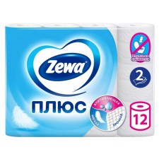 Zewa toilet paper, 2 layers, 12 rolls