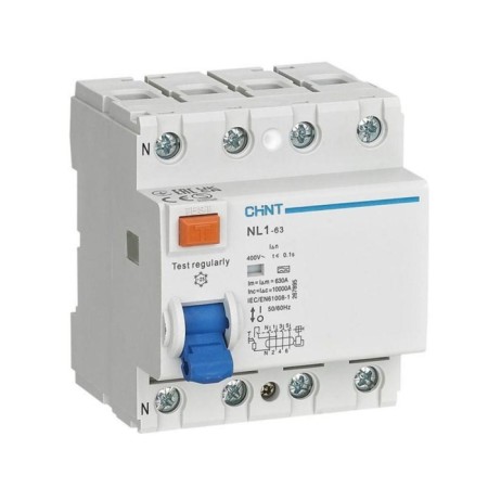 Differential current switch Chint 200223 4P, 25A, 30MA, type AC