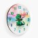 Watching clock, series: children's, "dragon", discrete move, d-23.5 cm