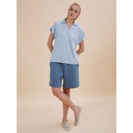 Polo female Pelican, size 42, blue color-5