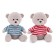Soft toy "Bear Toptyzhkin gray: in a T -shirt", 25 cm